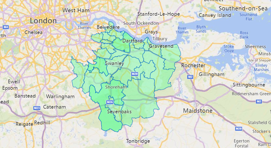 BHP Maintenance Service Map